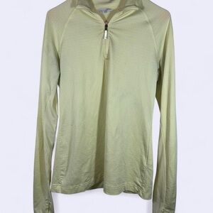 Callaway Women’s Yellow Quarter-Zip Pullover Top – Size Medium
